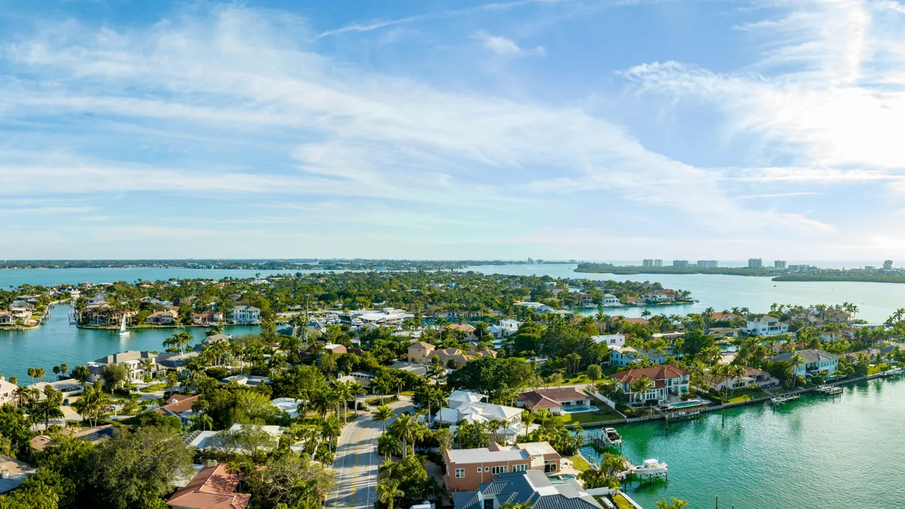 Bird Key, Florida coastline